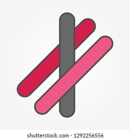 fence sign icon