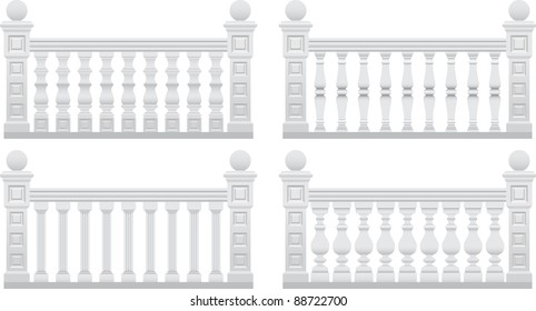 fence with stone pillars