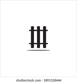 Fence Template vector icon illustration design 