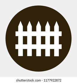 fence vector icon 10 eps