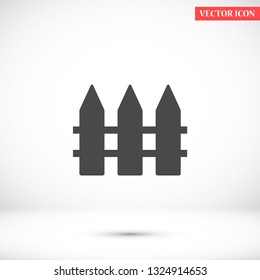 fence vector icon 10 eps