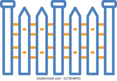 Fence vector icon. Can be used for printing, mobile and web applications.