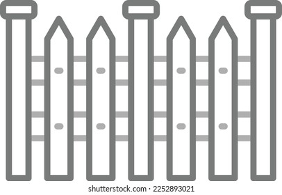 Fence vector icon. Can be used for printing, mobile and web applications.