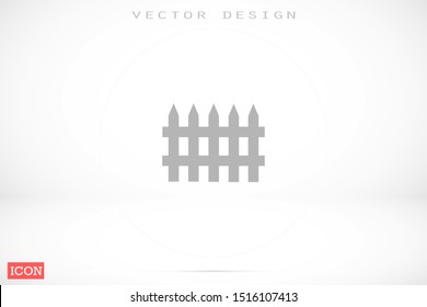 Fence vector icon. the Fence for the home. fence for Fencing icon. fence to separate icon.