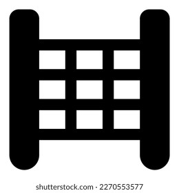 fence vector icon illustration asset