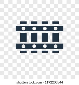 Fence vector icon isolated on transparent background, Fence transparency logo concept