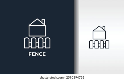 Fence Vector, Icon Or Logo Sign Isolated Symbol Illustration