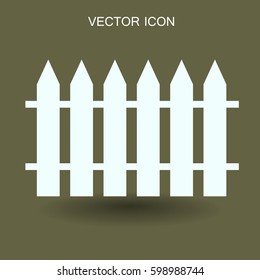 fence vector illustration