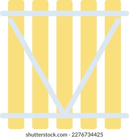 Zaun Vektorgrafik auf transparentem Hintergrund. Hochwertige Symbole. Zeilenfarbige Vektorsymbole für Konzept und Grafikdesign.
