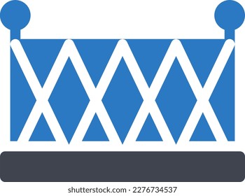 fence Vector illustration on a transparent background. Premium quality symmbols. Glyphs vector icons for concept and graphic design. 
