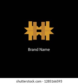 fence  vector logo house