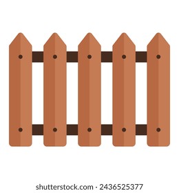 Fence wooden icon cartoon vector. Home health domestic. Protection barn