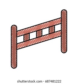 fence wooden isolated icon