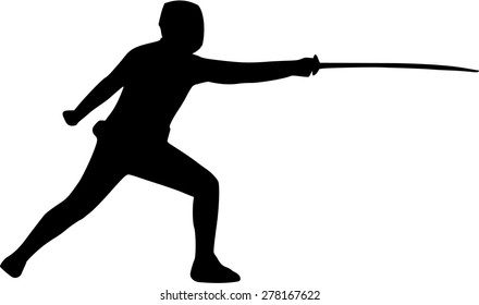 Fencer Silhouette
