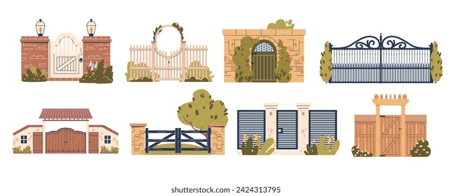 Fences And Gates Architectural Elements, Demarcate Boundaries, Enhance Security, And Add Aesthetic Appeal