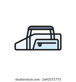Fencing Bag Icon Vector Illustration