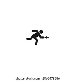 fencing black icon, Sports black icon isolated white background