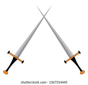 Esgrima de un vector deportivo de combate  