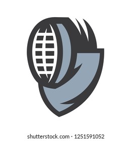 Fencing helmet sign