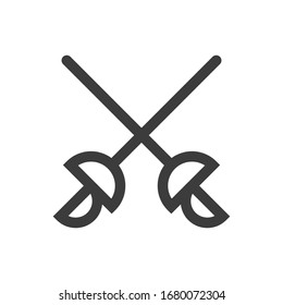 Icono de vallado en fondo blanco