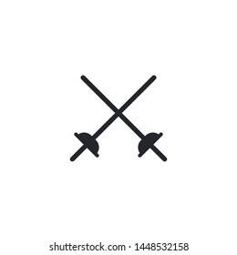 Fencing Icon Vector Illustration Eps