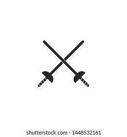 Fencing Icon Vector Illustration Eps