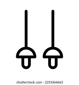 Fencing Icon Vector Symbol Design Illustration