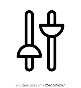 Fencing Icon Vector Symbol Design Illustration