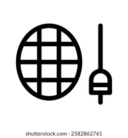 Fencing Icon Vector Symbol Design Illustration