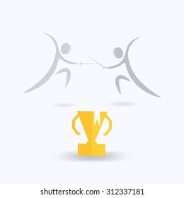 Fencing icons.