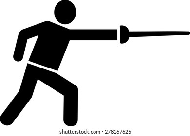 Fencing Pictogram