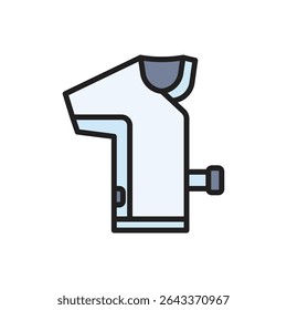 Fencing Plastron Icon Vector Illustration