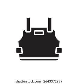 Ilustração do vetor de ícone preenchido do protetor de vedação