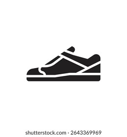Fencing Shoe Filled Icon Vector Illustration