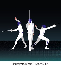 fencing sport design