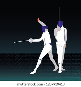 fencing sport design