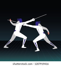 fencing sport design