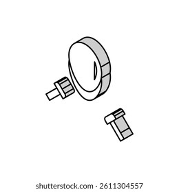 fencing sport isometric icon vector. fencing sport sign. isolated symbol illustration