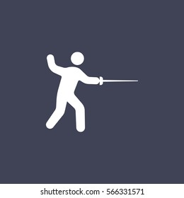 fencing sword icon.