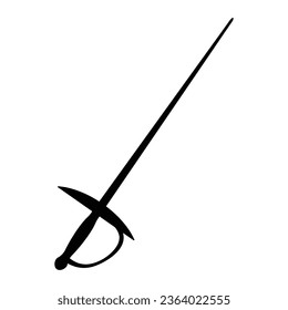 diseño de ilustración vectorial de icono de espada