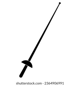 fencing sword icon vector illustration design