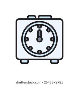 Fencing Timer Icon Vector Illustration