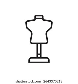 Fencing Training Outline Icon Vector Illustration
