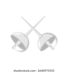 Fencing Vector style icon. Eps 10 file