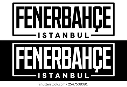 FENERBAHCE Istanbul Logo Emblem Vector Sticker (Fenerbahçe)