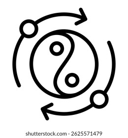 Feng Shui Icon Element For Design