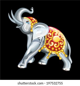 Feng Shui talismans: elephant figurine.