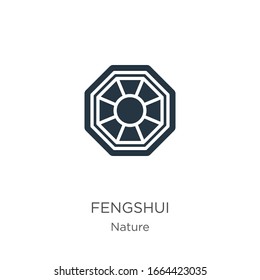 Fengshui icon vector. Trendy flat fengshui icon from nature collection isolated on white background. Vector illustration can be used for web and mobile graphic design, logo, eps10