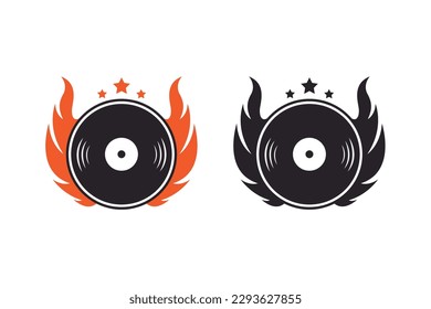 Fenix Records logo illustration vector design