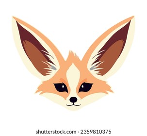 icono de cabeza de fennec fox